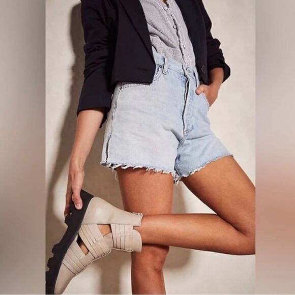 New Free  People Hydra Huarache
Lugged Edgy Moto Zip Boots size 8 NWOB - Picture 3 of 9